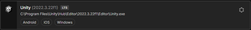 安装了 iOS 模块的 Unity 安装
